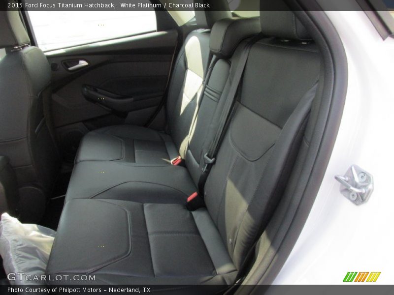 White Platinum / Charcoal Black 2015 Ford Focus Titanium Hatchback