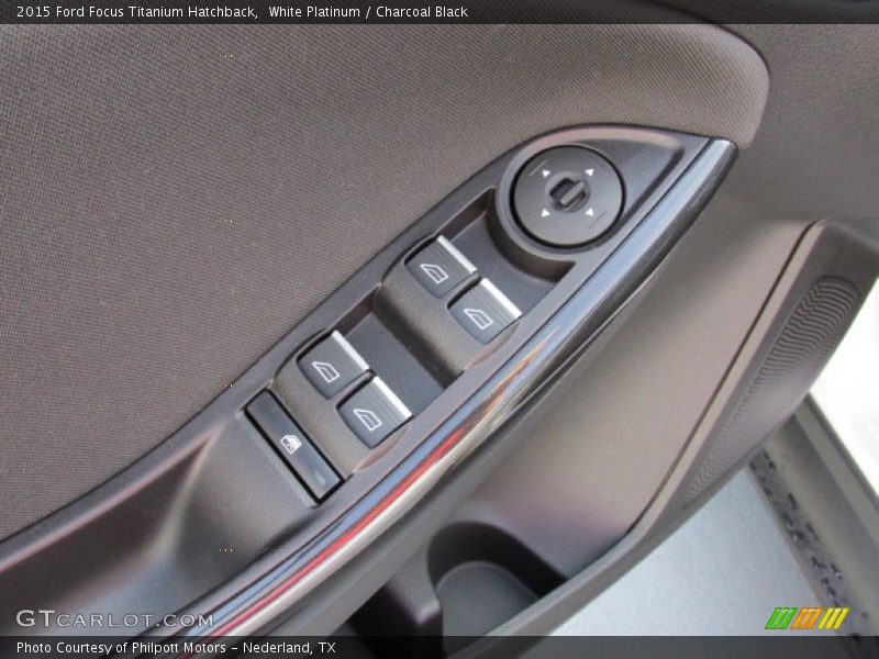 White Platinum / Charcoal Black 2015 Ford Focus Titanium Hatchback