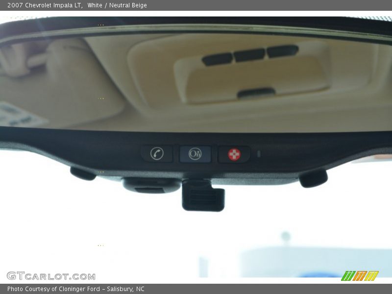 White / Neutral Beige 2007 Chevrolet Impala LT