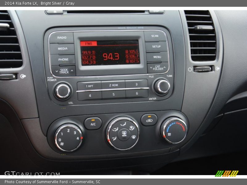 Bright Silver / Gray 2014 Kia Forte LX