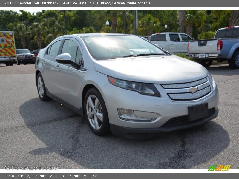 Silver Ice Metallic / Jet Black/Ceramic White Accents 2012 Chevrolet Volt Hatchback