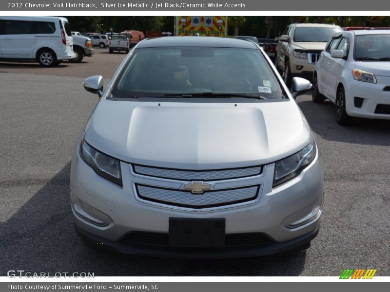 Silver Ice Metallic / Jet Black/Ceramic White Accents 2012 Chevrolet Volt Hatchback