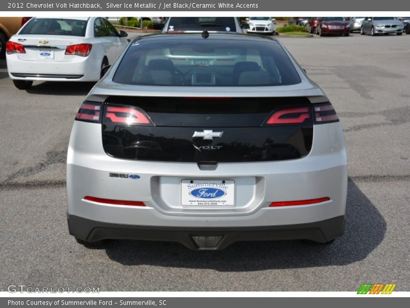 Silver Ice Metallic / Jet Black/Ceramic White Accents 2012 Chevrolet Volt Hatchback