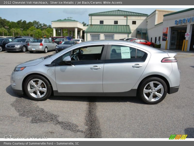 Silver Ice Metallic / Jet Black/Ceramic White Accents 2012 Chevrolet Volt Hatchback