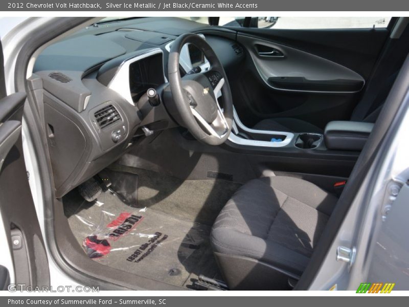 Silver Ice Metallic / Jet Black/Ceramic White Accents 2012 Chevrolet Volt Hatchback