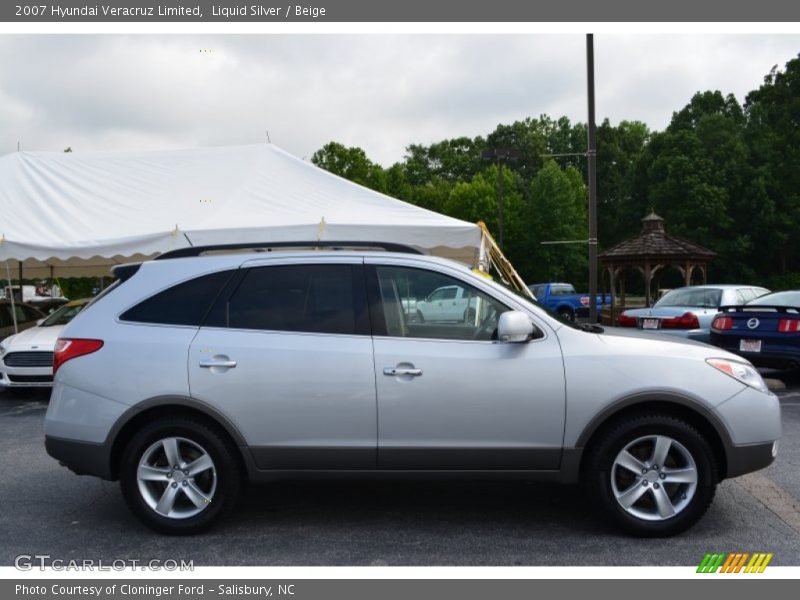 Liquid Silver / Beige 2007 Hyundai Veracruz Limited