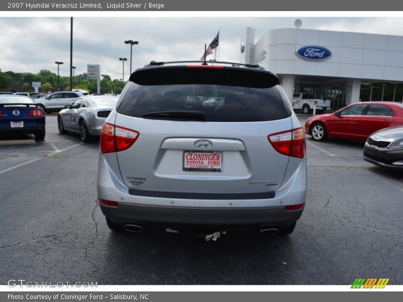 Liquid Silver / Beige 2007 Hyundai Veracruz Limited