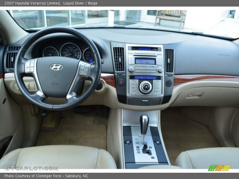 Liquid Silver / Beige 2007 Hyundai Veracruz Limited