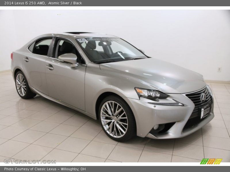 Atomic Silver / Black 2014 Lexus IS 250 AWD