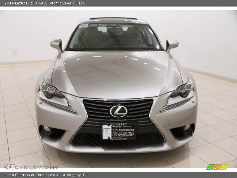 Atomic Silver / Black 2014 Lexus IS 250 AWD