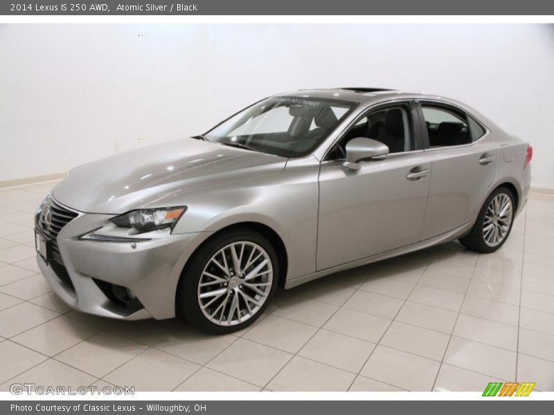 Atomic Silver / Black 2014 Lexus IS 250 AWD