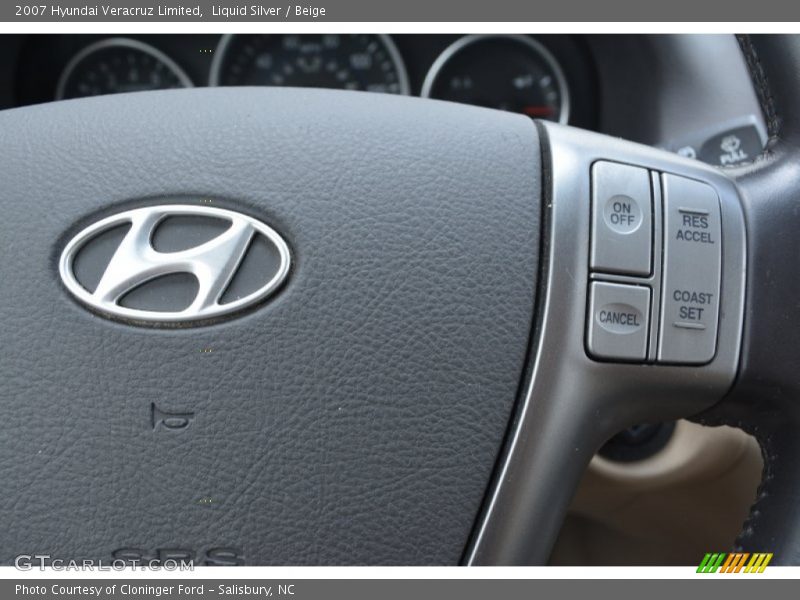 Liquid Silver / Beige 2007 Hyundai Veracruz Limited