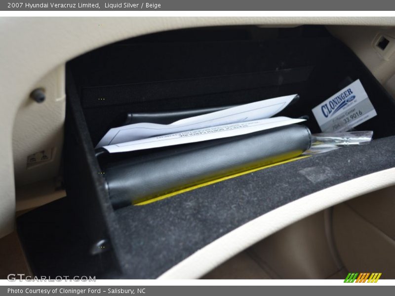 Liquid Silver / Beige 2007 Hyundai Veracruz Limited