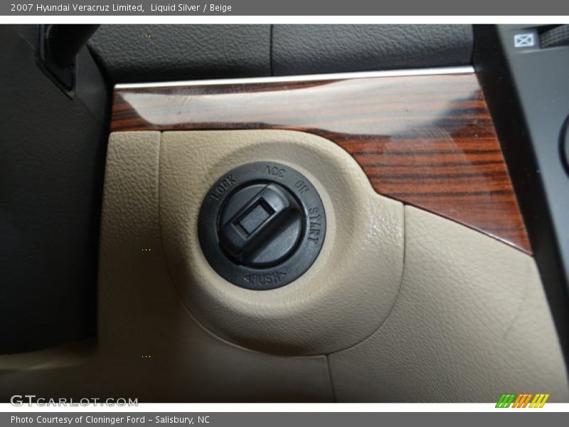 Liquid Silver / Beige 2007 Hyundai Veracruz Limited