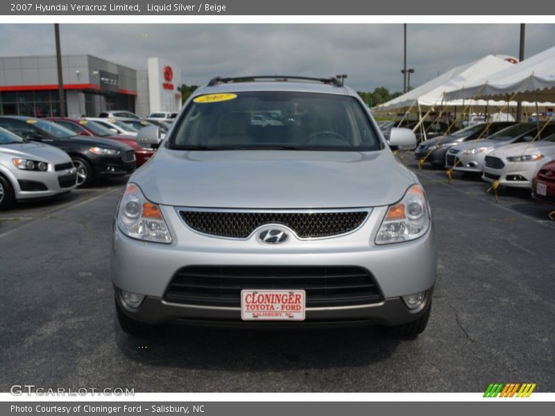 Liquid Silver / Beige 2007 Hyundai Veracruz Limited