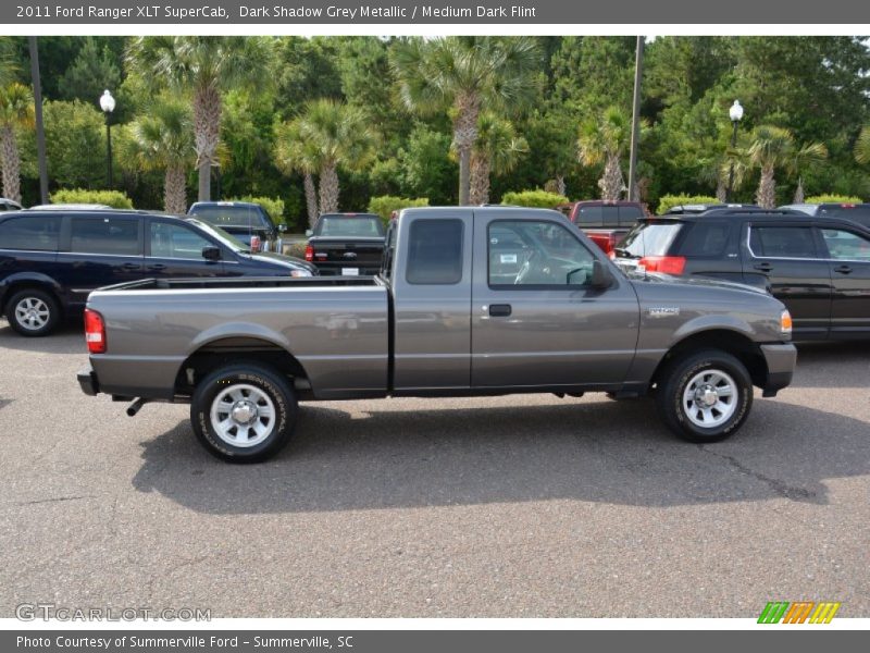 Dark Shadow Grey Metallic / Medium Dark Flint 2011 Ford Ranger XLT SuperCab