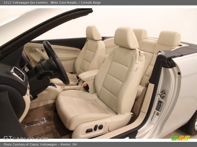 White Gold Metallic / Cornsilk Beige 2012 Volkswagen Eos Komfort