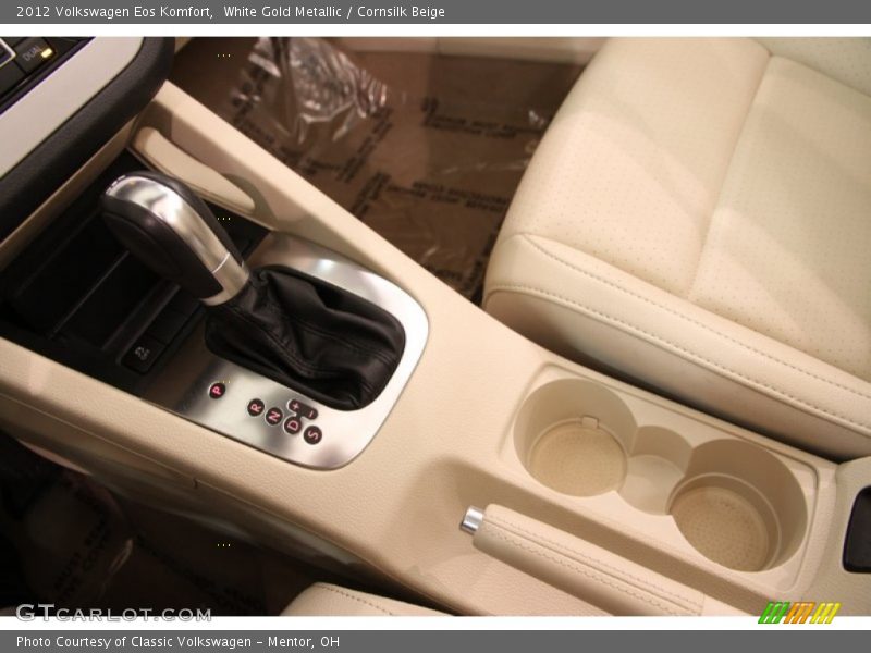 White Gold Metallic / Cornsilk Beige 2012 Volkswagen Eos Komfort