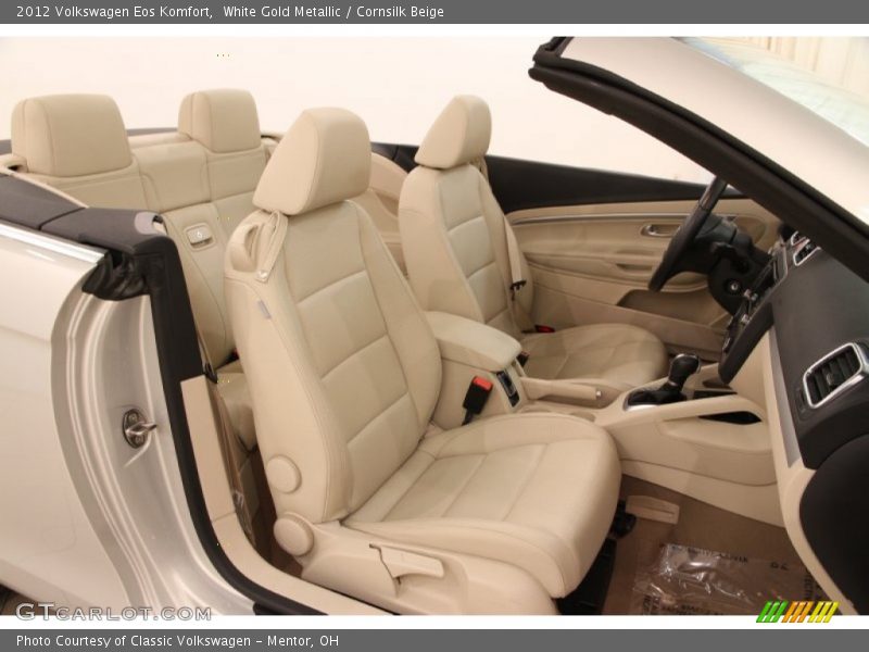White Gold Metallic / Cornsilk Beige 2012 Volkswagen Eos Komfort