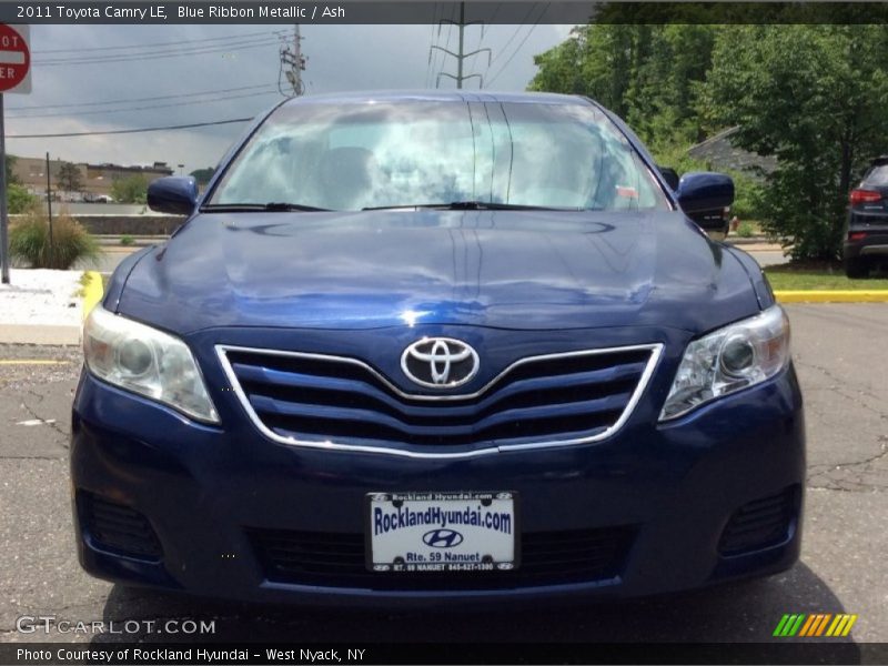 Blue Ribbon Metallic / Ash 2011 Toyota Camry LE