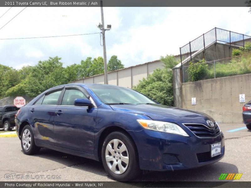 Blue Ribbon Metallic / Ash 2011 Toyota Camry LE