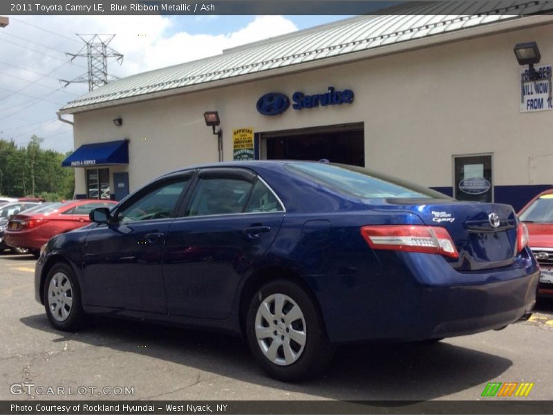 Blue Ribbon Metallic / Ash 2011 Toyota Camry LE
