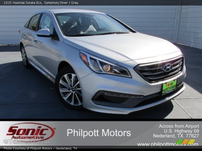 Symphony Silver / Gray 2015 Hyundai Sonata Eco