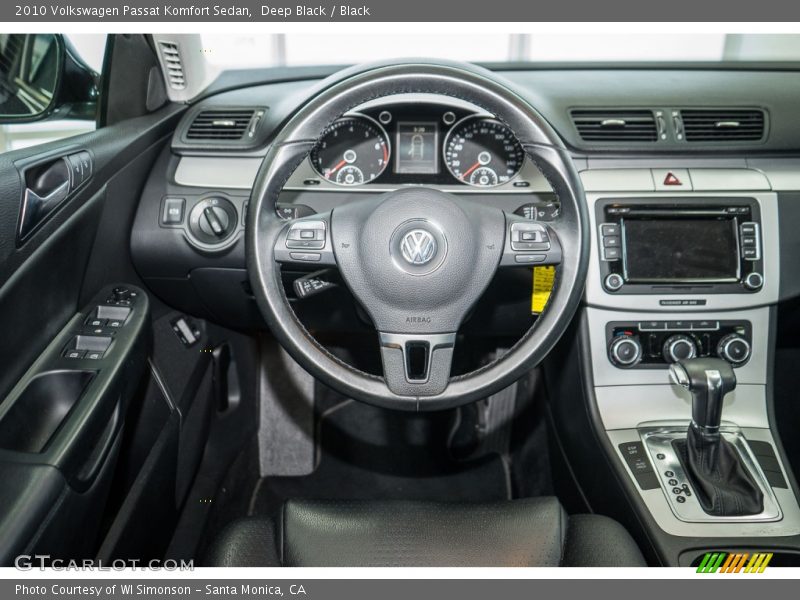 Deep Black / Black 2010 Volkswagen Passat Komfort Sedan