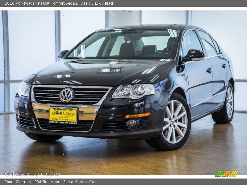 Deep Black / Black 2010 Volkswagen Passat Komfort Sedan