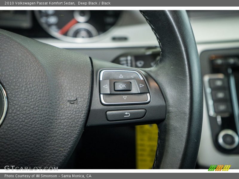 Deep Black / Black 2010 Volkswagen Passat Komfort Sedan