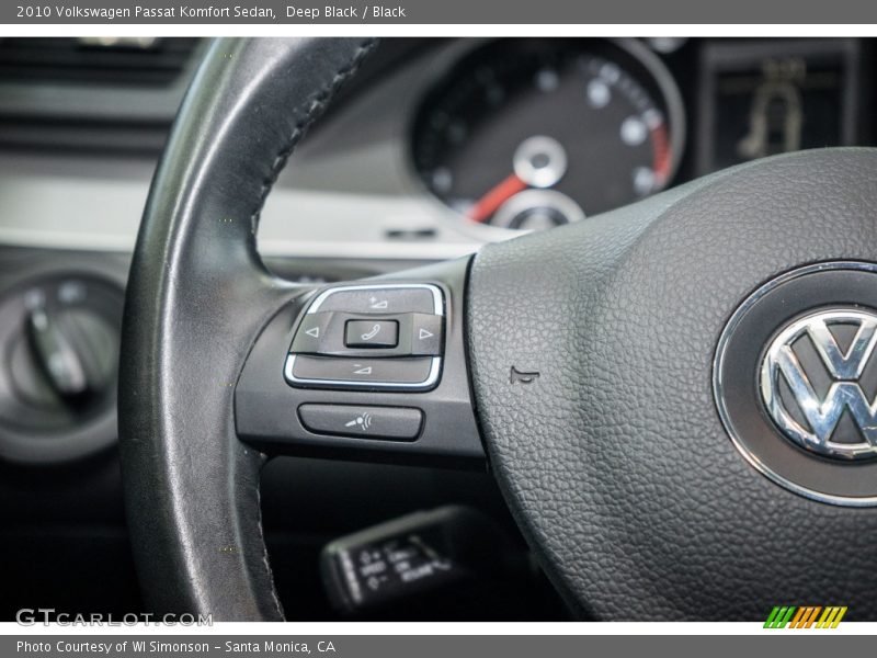 Deep Black / Black 2010 Volkswagen Passat Komfort Sedan