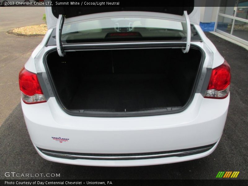 Summit White / Cocoa/Light Neutral 2013 Chevrolet Cruze LTZ