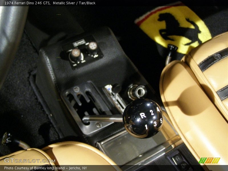 1974 Dino GTS, Metallic Silver / Tan/Black,  5 Speed Manual Transmission - 1974 Ferrari Dino 246 GTS