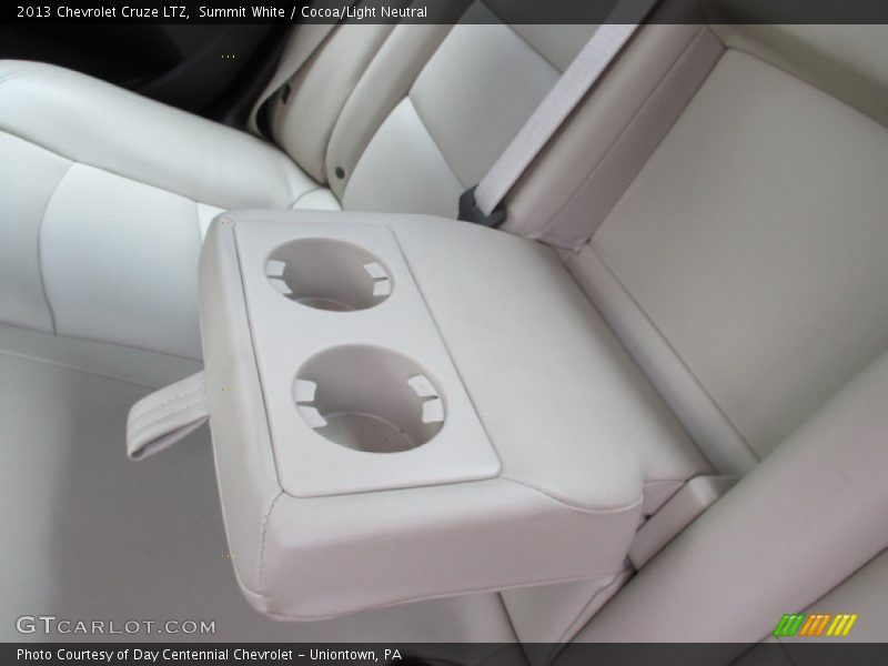 Summit White / Cocoa/Light Neutral 2013 Chevrolet Cruze LTZ