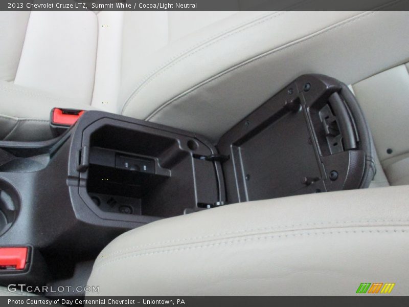 Summit White / Cocoa/Light Neutral 2013 Chevrolet Cruze LTZ