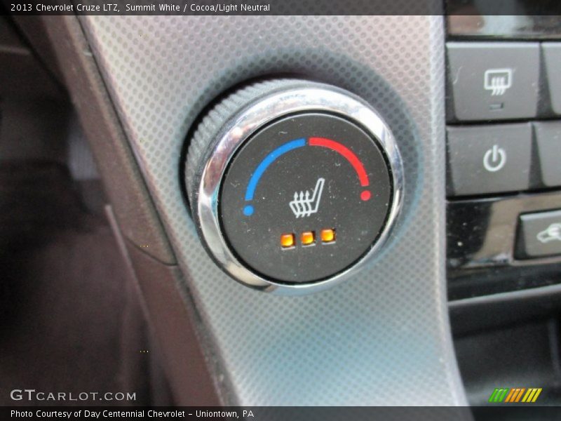Summit White / Cocoa/Light Neutral 2013 Chevrolet Cruze LTZ