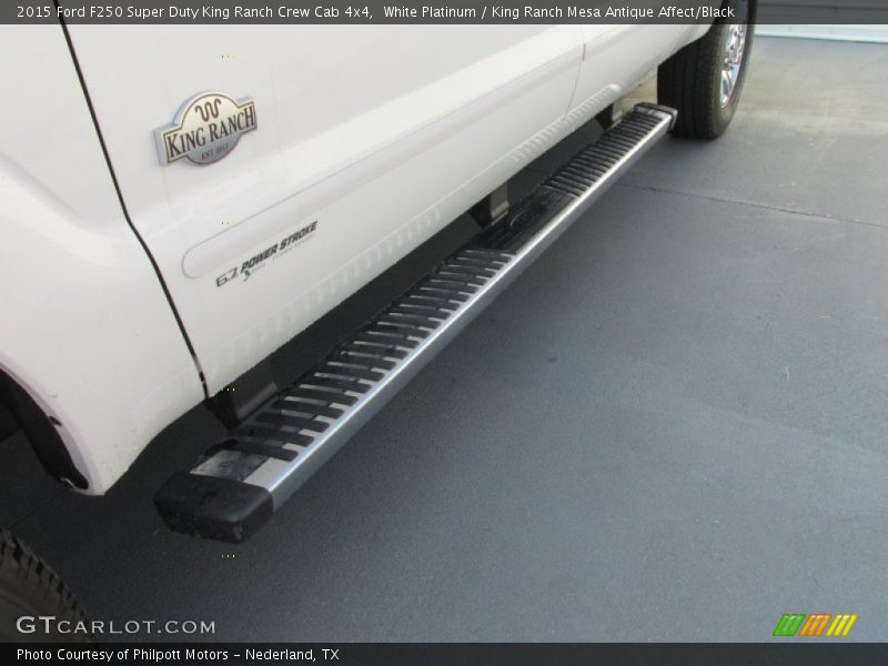 White Platinum / King Ranch Mesa Antique Affect/Black 2015 Ford F250 Super Duty King Ranch Crew Cab 4x4