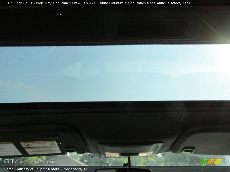 White Platinum / King Ranch Mesa Antique Affect/Black 2015 Ford F250 Super Duty King Ranch Crew Cab 4x4