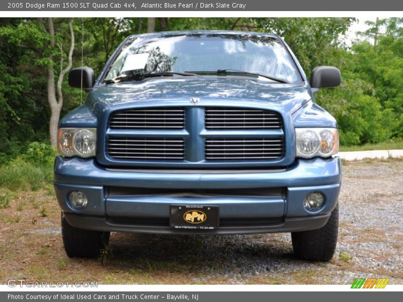 Atlantic Blue Pearl / Dark Slate Gray 2005 Dodge Ram 1500 SLT Quad Cab 4x4