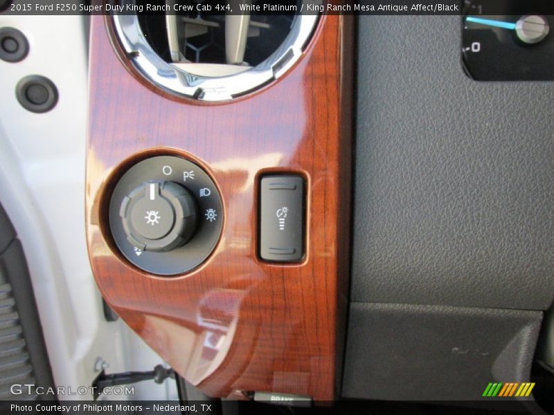 White Platinum / King Ranch Mesa Antique Affect/Black 2015 Ford F250 Super Duty King Ranch Crew Cab 4x4