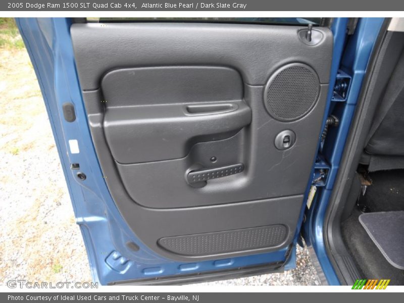 Atlantic Blue Pearl / Dark Slate Gray 2005 Dodge Ram 1500 SLT Quad Cab 4x4