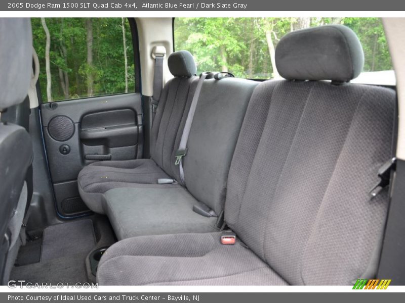 Atlantic Blue Pearl / Dark Slate Gray 2005 Dodge Ram 1500 SLT Quad Cab 4x4