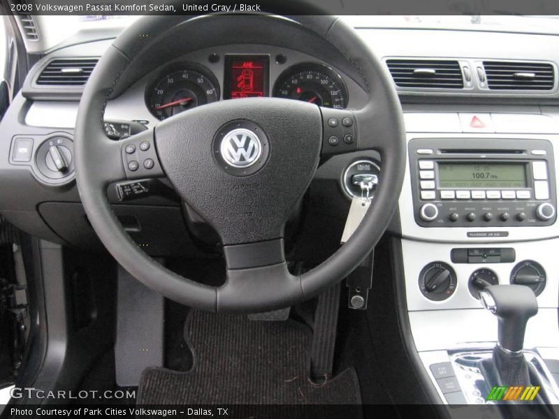 United Gray / Black 2008 Volkswagen Passat Komfort Sedan