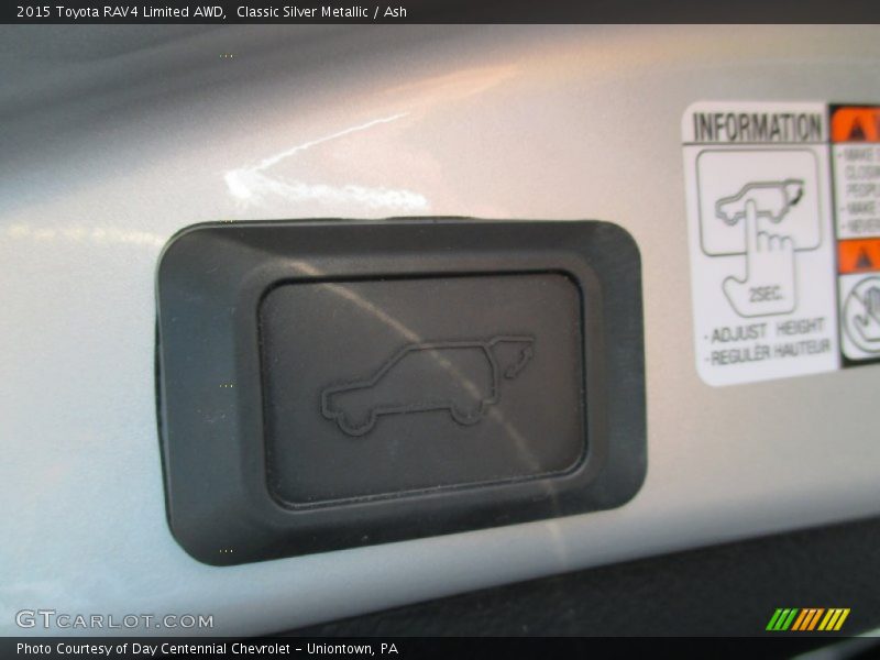 Classic Silver Metallic / Ash 2015 Toyota RAV4 Limited AWD