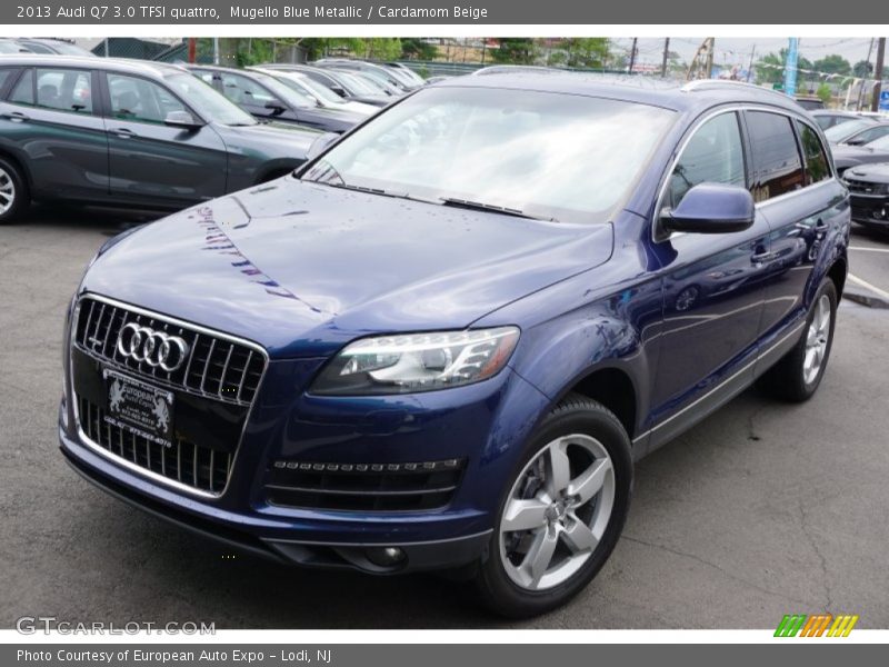 Mugello Blue Metallic / Cardamom Beige 2013 Audi Q7 3.0 TFSI quattro
