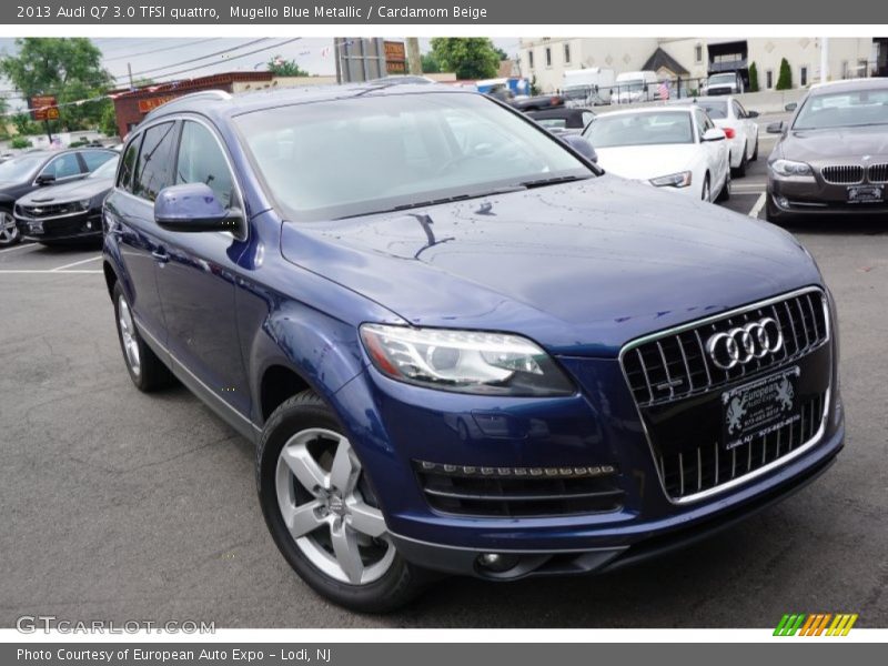 Mugello Blue Metallic / Cardamom Beige 2013 Audi Q7 3.0 TFSI quattro