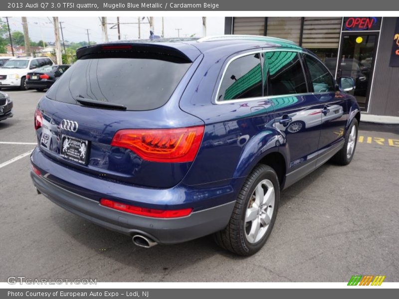 Mugello Blue Metallic / Cardamom Beige 2013 Audi Q7 3.0 TFSI quattro
