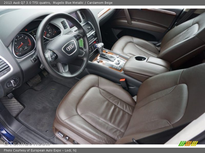 Mugello Blue Metallic / Cardamom Beige 2013 Audi Q7 3.0 TFSI quattro