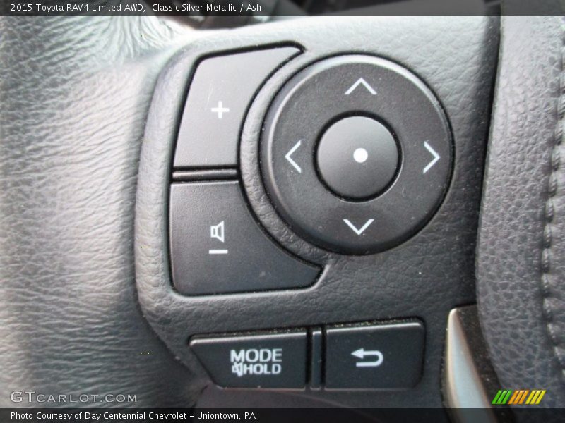Classic Silver Metallic / Ash 2015 Toyota RAV4 Limited AWD