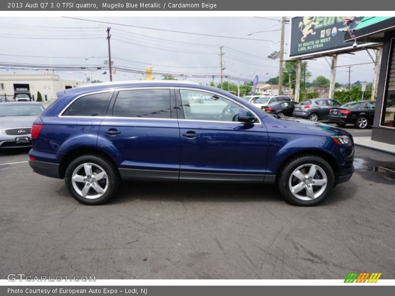 Mugello Blue Metallic / Cardamom Beige 2013 Audi Q7 3.0 TFSI quattro